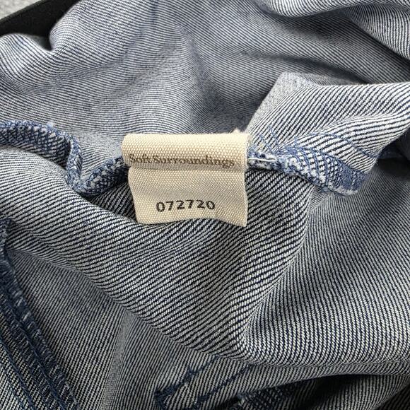 Soft Surroundings Jeans Womens Petite Medium Blue Pull On Straight Stretch Denim - Picture 16 of 16